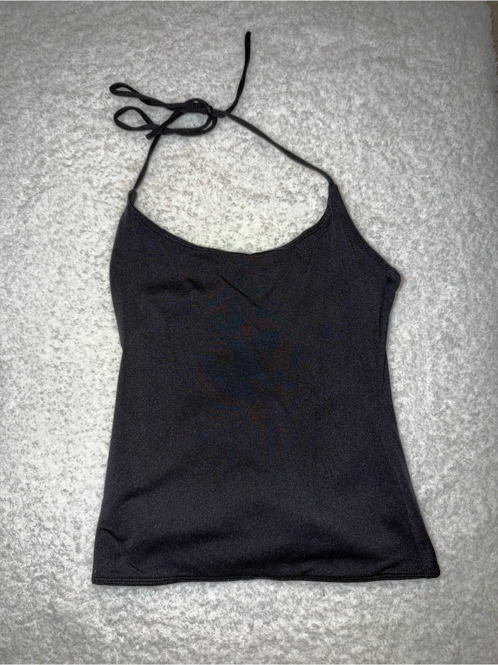 Aritzia Black Halter Cami Tank Top